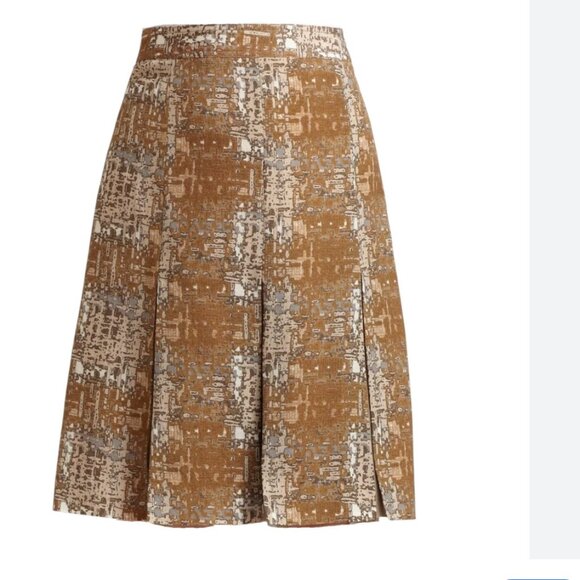 Tory Burch A-Line Knee-Length Skirt Minimalist Quiet Luxury - Picture 2 of 12